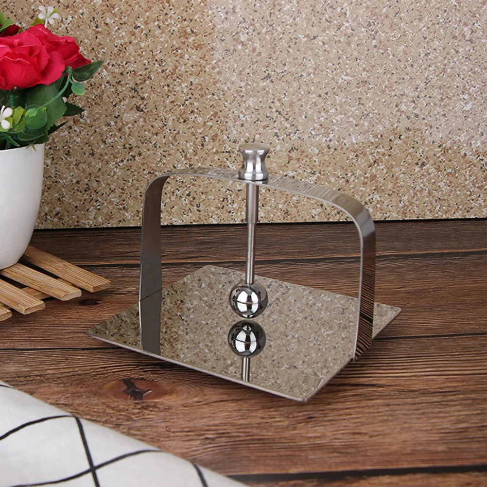 

Stainless Steel Holder Modern Tissue Holder Modern Tissue Dispenser Paper Towel Rack Kitchen Counter Top Napkins Storage