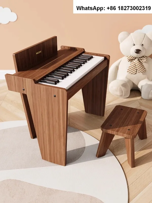 German RICZAC Wooden Children's Piano Electronic Piano Toy Baby Girl Gift Boys Home