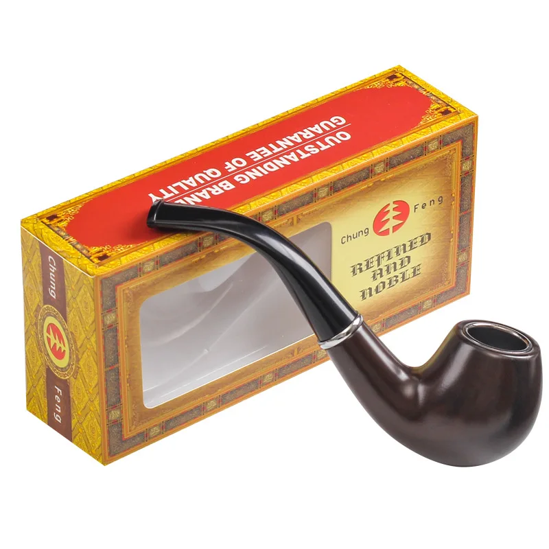 

Old-Fashioned Retro Smoking Pipe Resin Portable Tobacco Filter High quality Removable to Clean Hookah mouthpieces Smoking Gifts