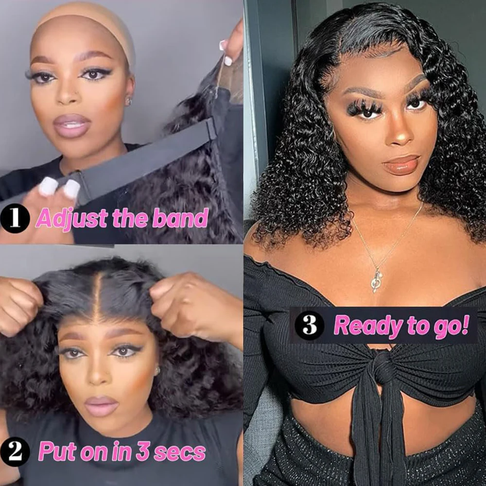 Water Wave Lace Closure Wig Image 3