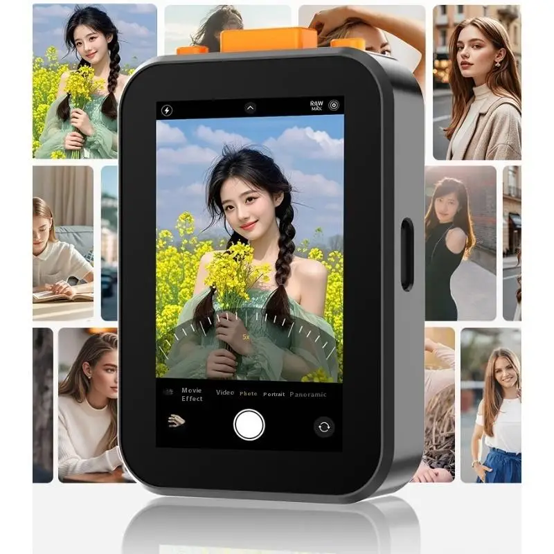 1Pcs Mini Selfie Telefon Bildschirm Telefon Projektion Bluetooth Fernbedienung Fotografie Outdoor Vlog Selbstauslöser Monitor Bildschirm