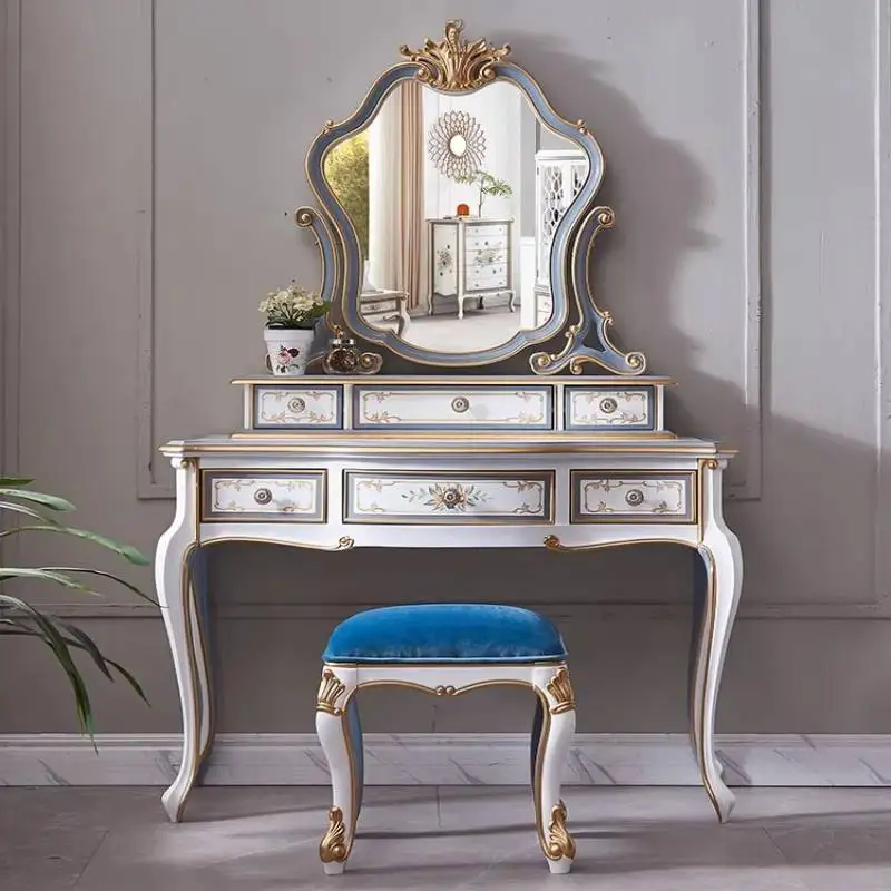 Storage Luxury Vanity Table Dest Modern Sturdy White Cheap Makeup Vanity Desk Corner Europa Penteadeira Bedroom Furniture