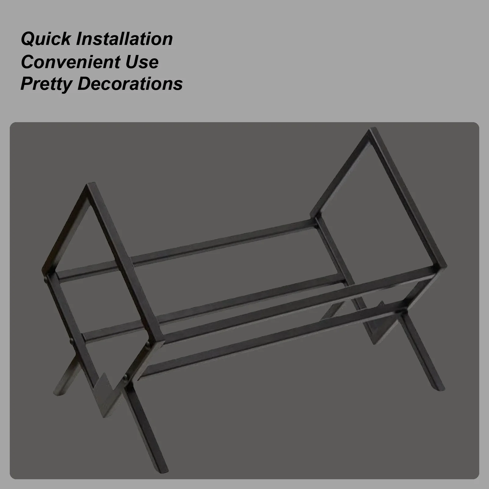

Record Stand Albums Storage Rack Quick Assembly Desktop Album Organizer Rack For Audio Books Documents Magazines