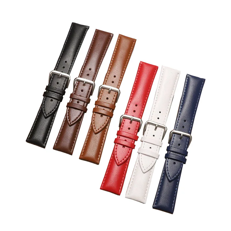 Napa Pattern Leather Watch Strap Waterproof Watch Band Leather Watchband 12mm 14mm 16mm 18mm 20mm 22mm 24mm