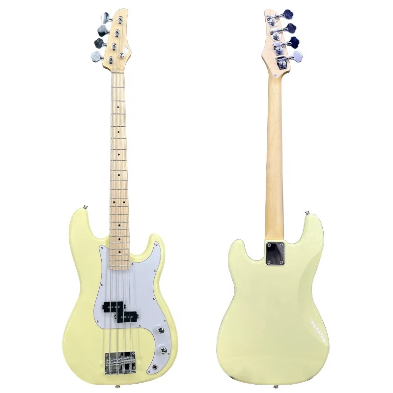 

Wholesale Aiersi Brand Solid Basswood Body Colour P Style 4-string Electrical Bass Guitar Model STB-150