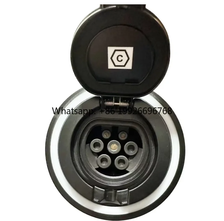 

New Condition 22KW Type 2 EV Connectors-T2s Socket Shutter RGB LED Lights IP54 Charging Shutter RGB LED Lights IP54 Charging
