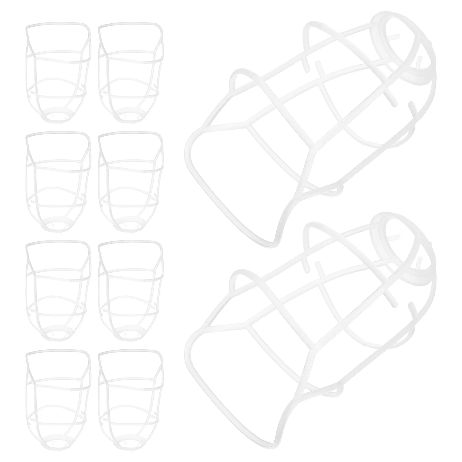 

20pcs Infusion Bottle Nets Plastic Saline Cage Reusable Hanging Storage For Hospital Clinic Use Teaching Equipment Supplies