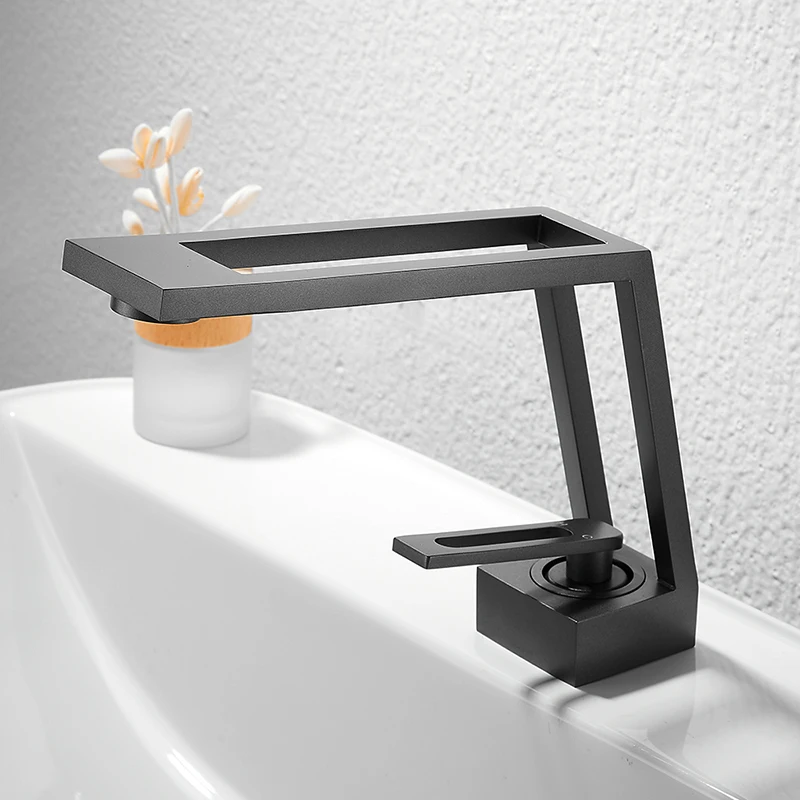 

Becola Bathroom Wash Creative Hollow Design With Adjustable Hot And Cold Mixing Basin Faucet Modern, Sturdy And Durable