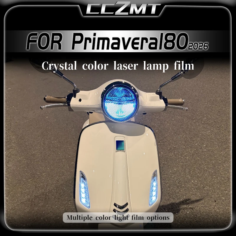 

For Vespa Primavera180 2026 motorcycle headlight film taillight film honeycomb laser protection sticker modified accessories