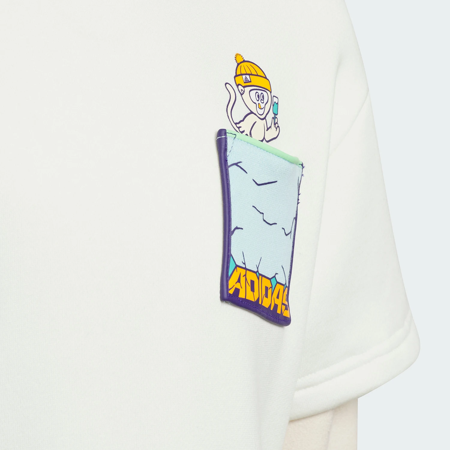 Adidas Official Genuine LK KN CREW Kids' Simple Loose Casual Sweatshirt JJ4957