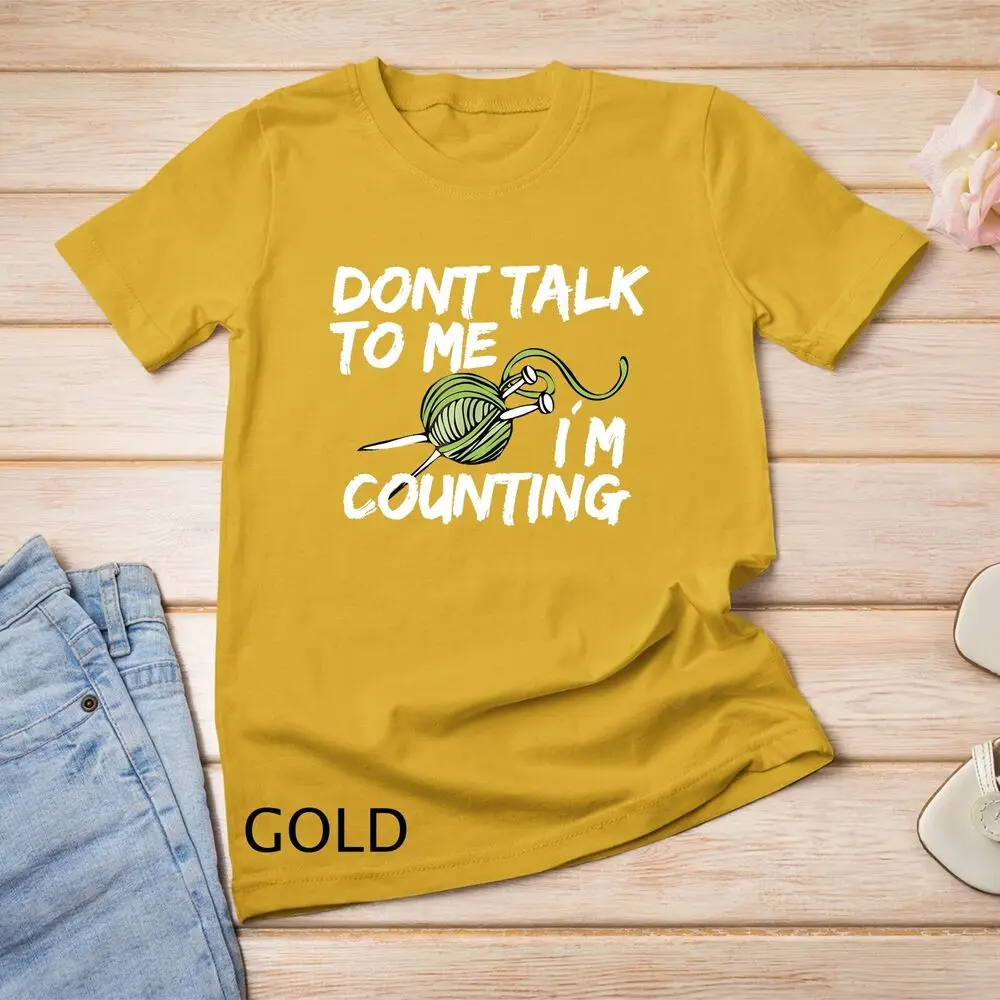 Im Counting Tee - Crochet Needlecraft Knitting Tshirt Gift t-shirt Unisex