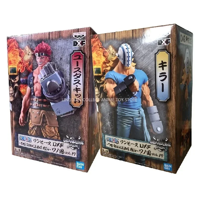 In Stock Banpresto Original DXF DeluxeFigure One Piece Eustass Kid Killer Anime Collection Models Toys Christmas birthday gifts.