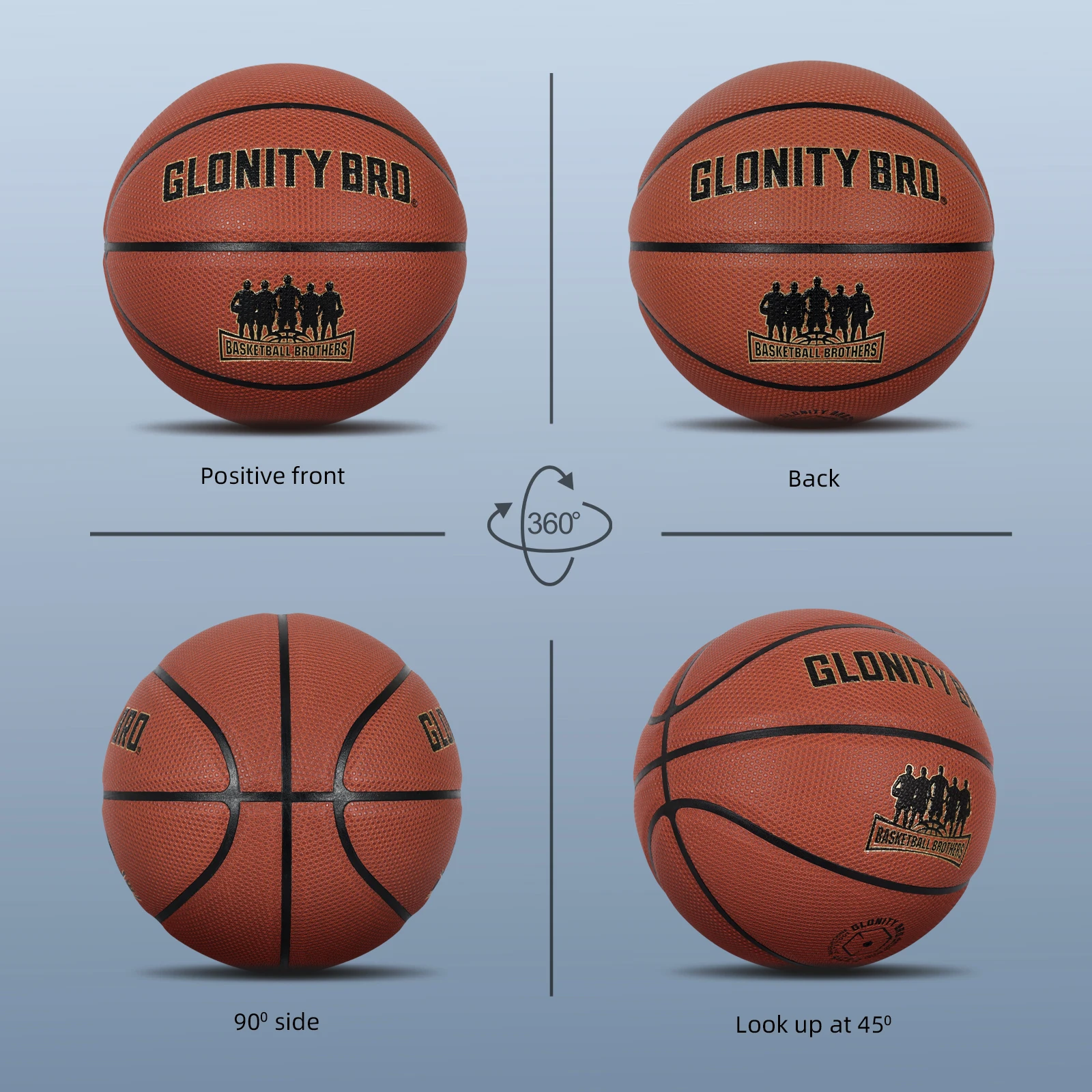 Brown PU Leather Basketball Standard Size 5/6/7 For Adult Teenager Indoor Outdoor Competition Training Balls Team High Quality