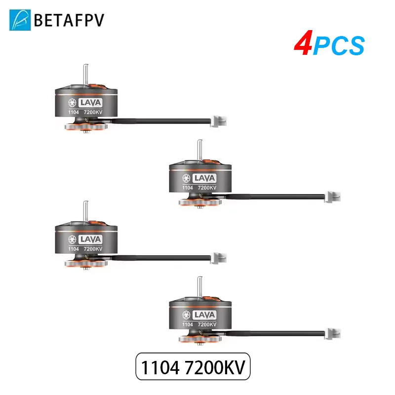 BETAFPV LAVA Series 1104 7200kv Brushless Motors for 3S 2.2'' Quads 1.5mm Shaft For Pavo20 Pro Brushless Bwhoop Quadcopter 4PCS