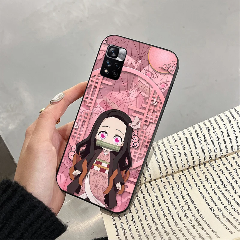 

Demon Slayer Phone Case For Xiaomi Redmi note 13 12 Pro 11S 11 10 Pro 10S 12S Redmi 10 9C 13C