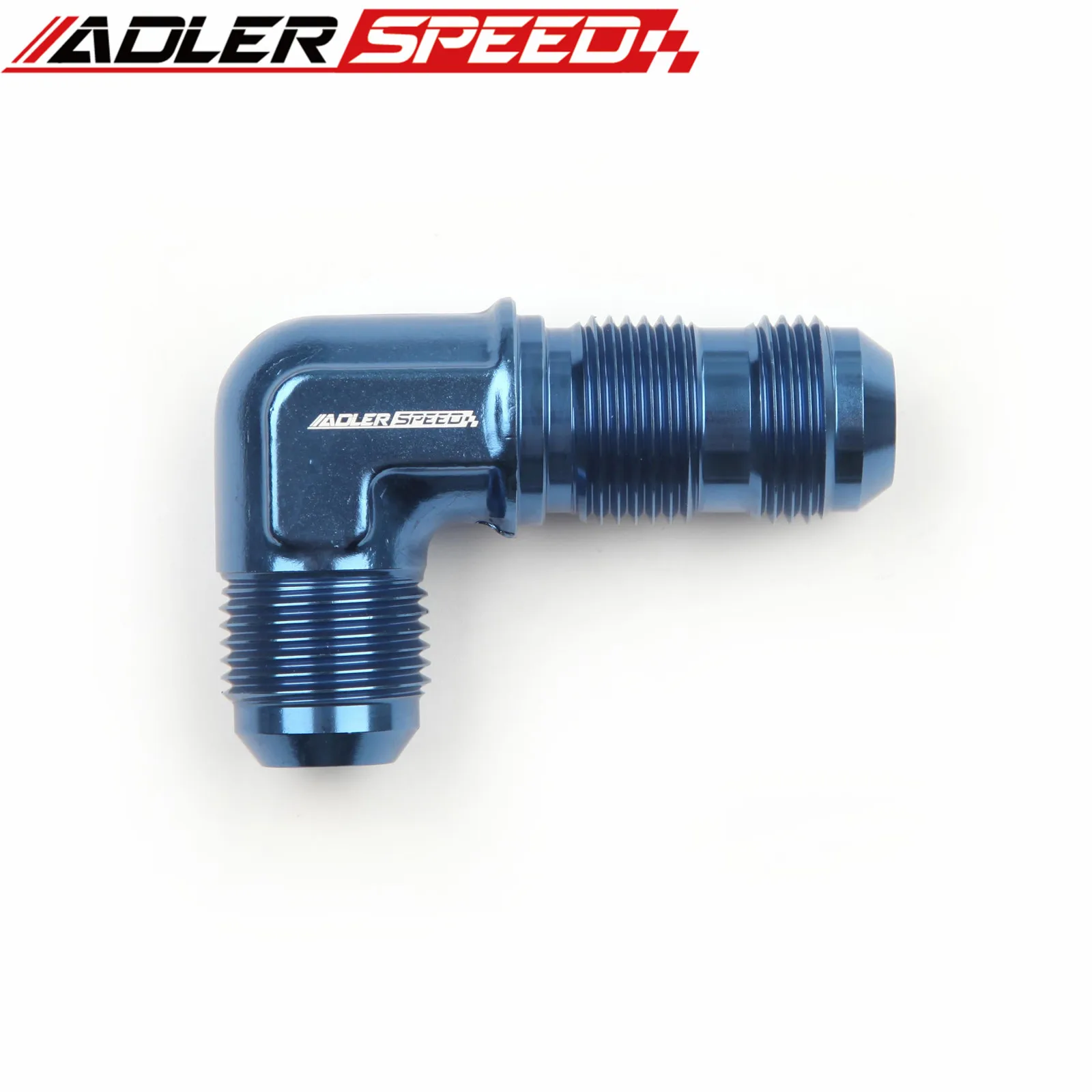 ADLERPSEED AN3 AN4 AN6 AN8 AN10 12AN Male 90Degree Elbow Flare Bulkhead Adptors Anodized Aluminium Forged Fitting Oil Adapters