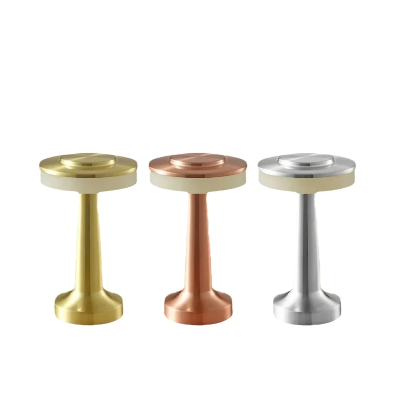 

Modern I-Touch Night Light Battery Powered Dumbbell Desk Light Iron Bedroom Dining Room Atmosphere Bar