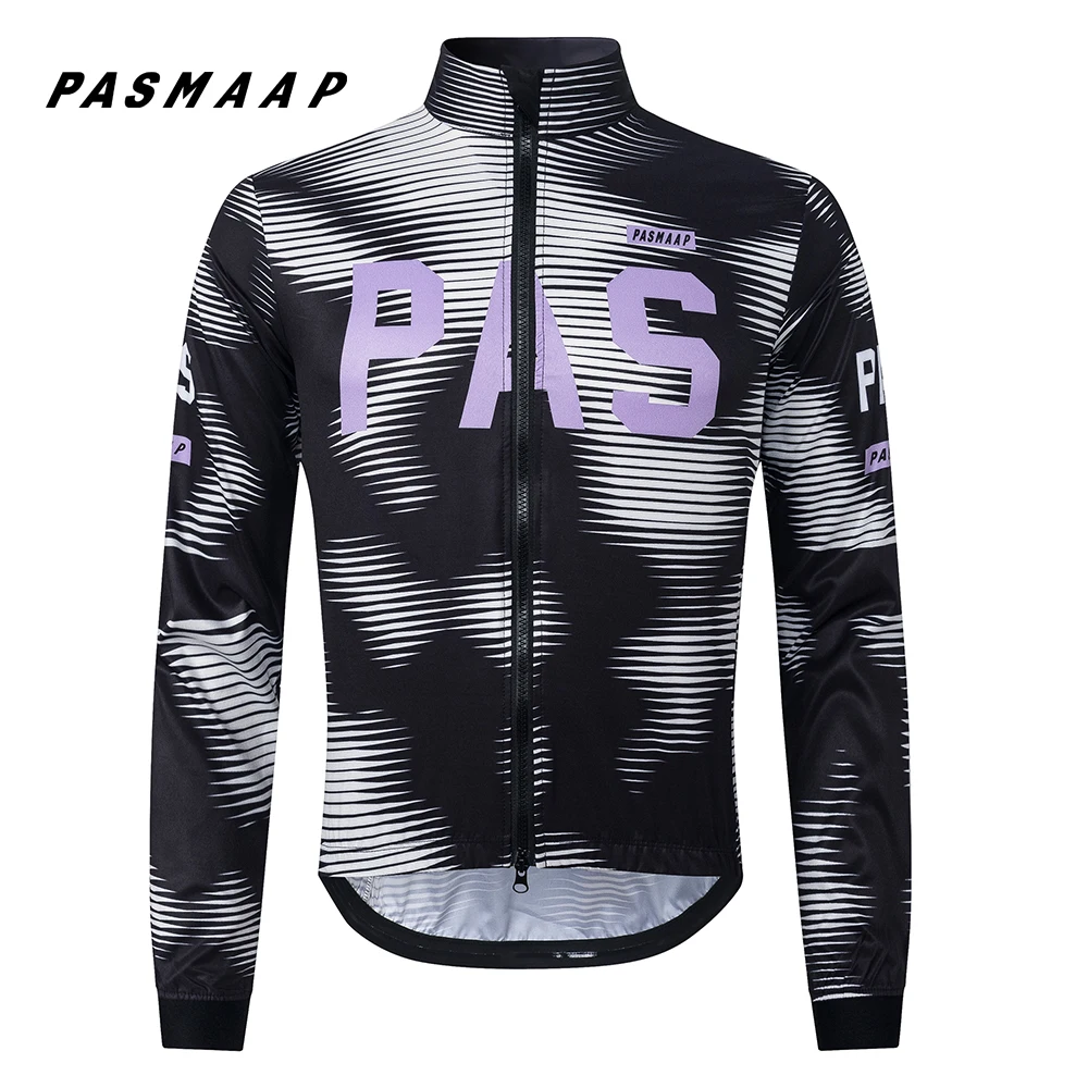 PASMAAP Cycling Jacket  Road Pro Tema Windbreaker Waterproof Quick Dry Bicycle Shirt Long Sleeve Lightweight Cycling Jersey Bike