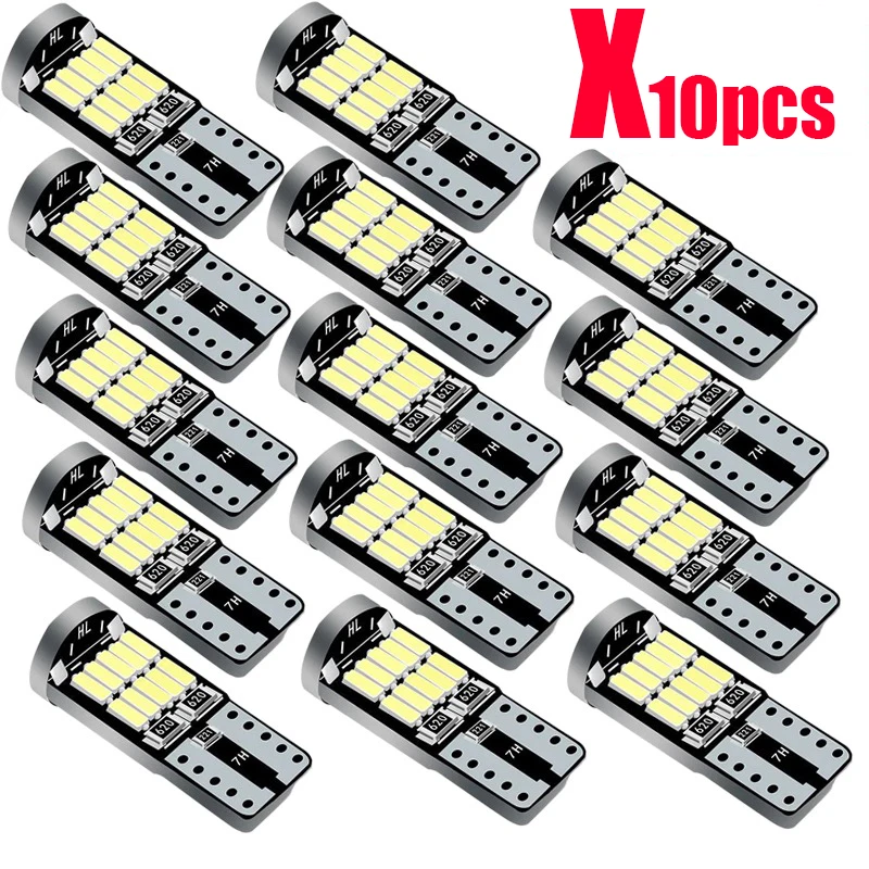 10Pcs Led Canbus W5…