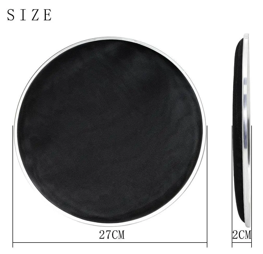 10 Inch Bass Drum Head Double Layer Mesh Shape Silent Mute Drum Skin Drum Practice Silencer Percussion Musical Instrument Parts