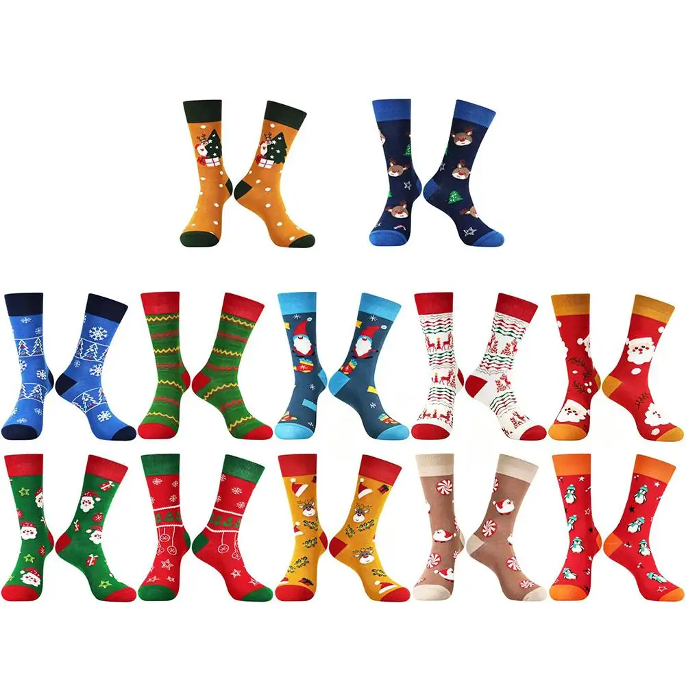 جوارب عيد الميلاد صندوق أعمى جوارب عشوائية للأطفال هدايا العيد 24 يومًا من عيد الميلاد العد التنازلي التقويم الجوارب مضحك #6
