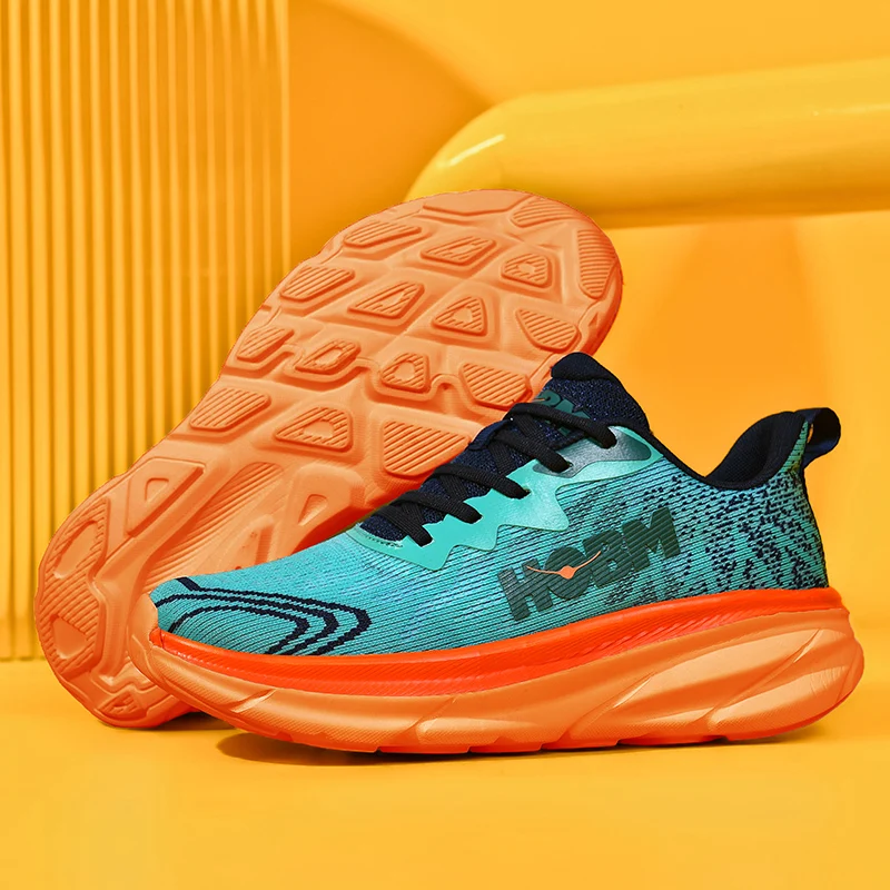 Zapatos para caminar para hombres y mujeres 36-45 Zapatos para correr acolchados de moda Zapatos deportivos de moda Diversificación clásica Transpirable Comf