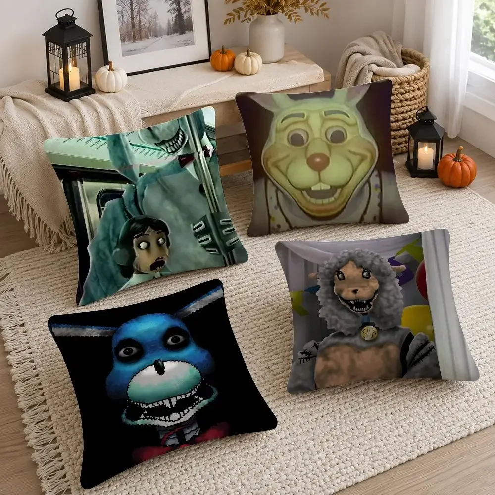 Web Series The Walten Files Cushion Cover Soft Fluffy Short Plush  Pillow Case Throw Decorative for Sofa Bedroom Home Decor