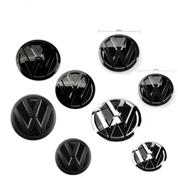 110/137mm ABS Car Front Grille Badge Rear Trunk Emblem Logo for Volkswagen Golf 7.5 MK7.5 2015 Jetta 2018 Polo 3GD 853 601 B