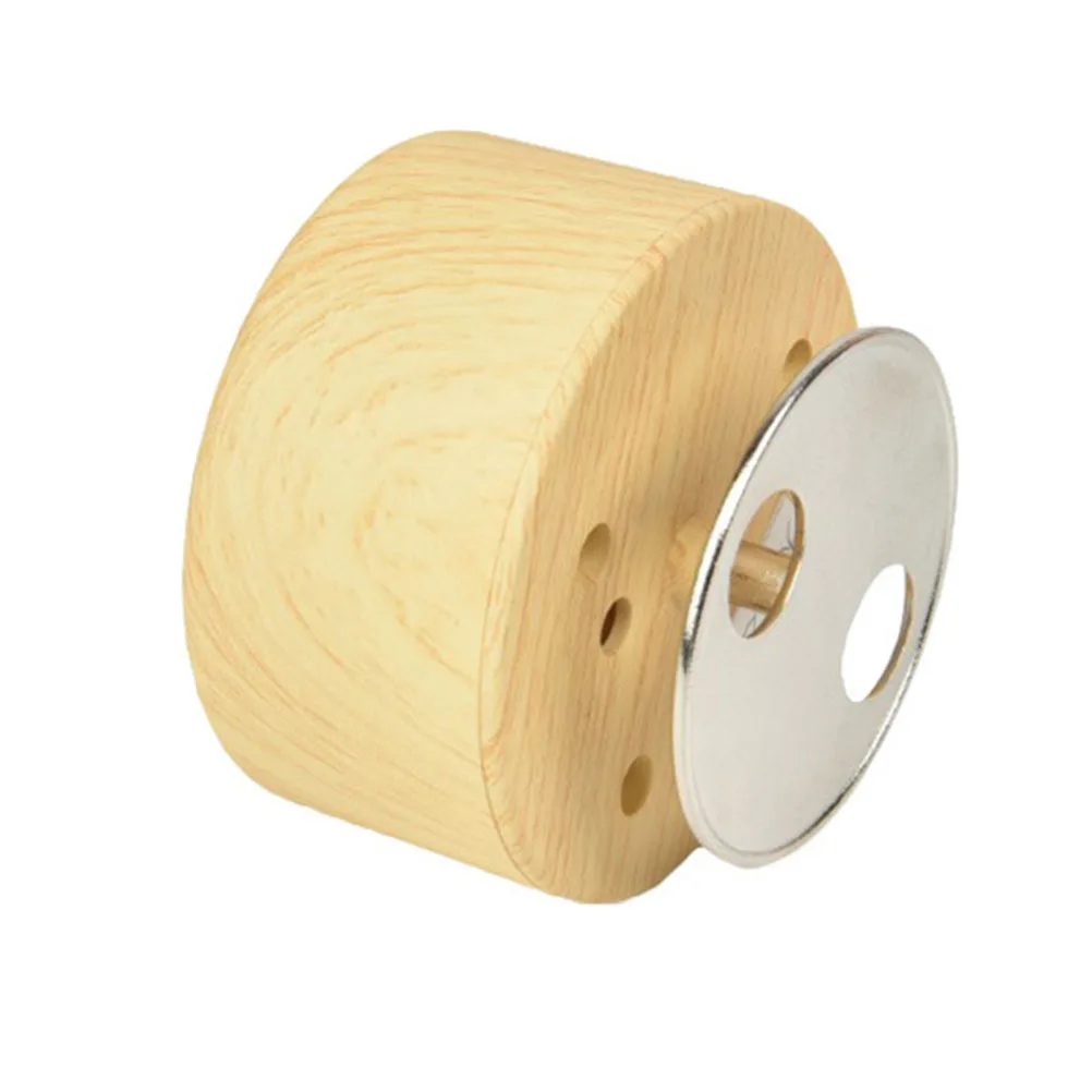 

DIY Musical Box Base Clockwork Rotating Design Round Shape Clear Sound Quality Easy Operation Clay Craft Desktop Decoration