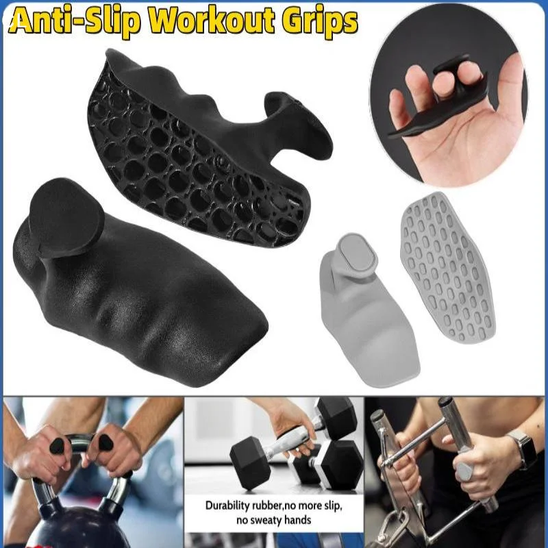 AttireTroveAnti Slip Exercise Grip Strengthener Ergonomic Rubber Hand Gloves For Gym Training