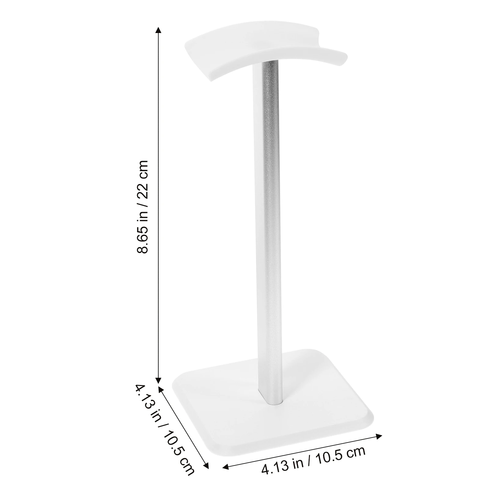 Support en alliage d'aluminium Abs pour casques de jeu sans fil sur l'oreille, support de rangement de bureau, support d'affichage de casque