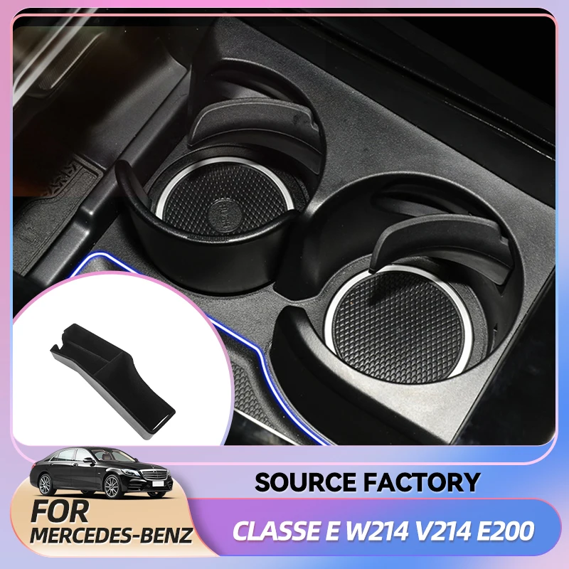 

Центральный ящик для хранения эмблем автомобиля, подставка для очков для воды для Mercedes Benz Class E W214 V214 E200 E260 E300 Int