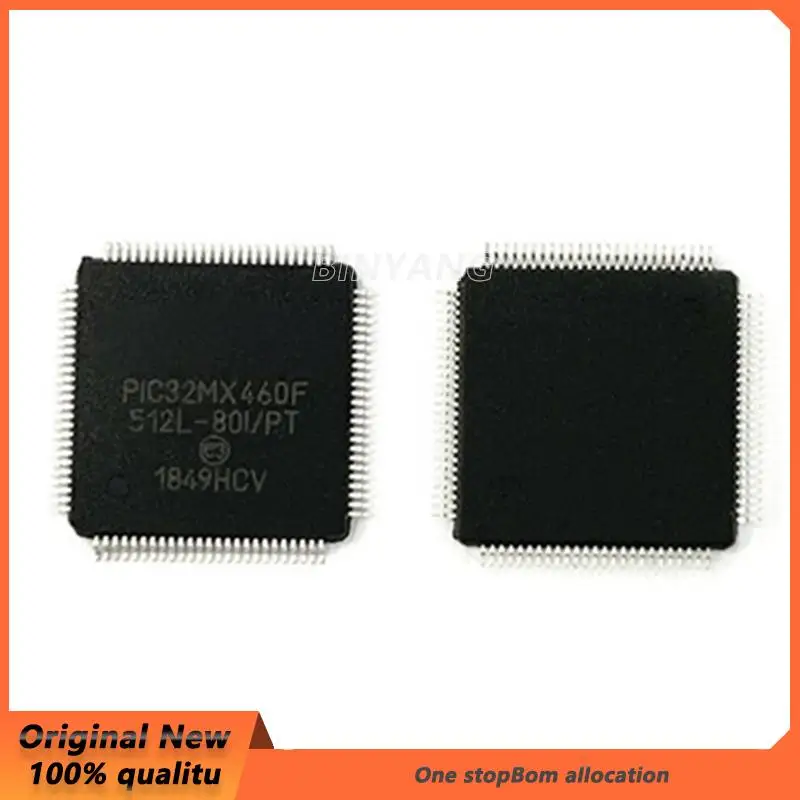 PIC32MX460F512L-80I/PT QFP  Microcontrollers