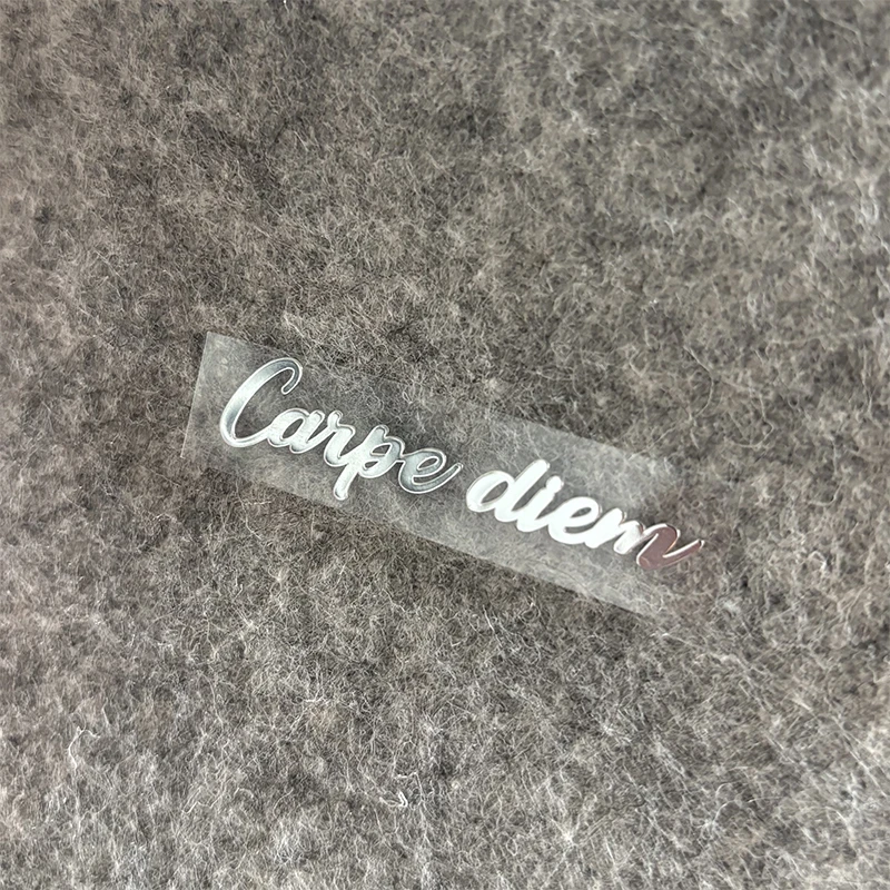 

Carpe diem металлическая креативная вдохновляющая наклейка для ноутбука, компьютера, мобильного телефона, цифровое персонализированное украшение «сделай сам»
