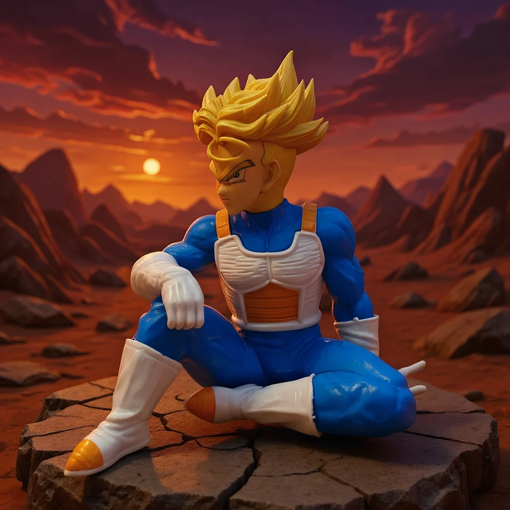 

Фигурка Транкса из Dragon Ball 2026: статуэтка, украшение для автомобиля, модель «Будущие воины», игрушка GK, Сайян в позе сидячего Транкса