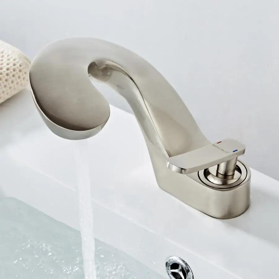 BECOLA rubinetti bidet chuveiro dourado escovado faucet bathroom water tap torneira pia banheiro lavandini per bagno tap sink