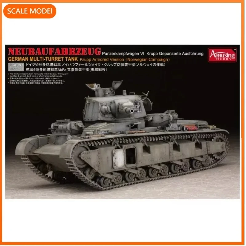 1/35 Amusing Hobby model building kits 35A003 Multi-Turret Tank, Norwegian Campaign