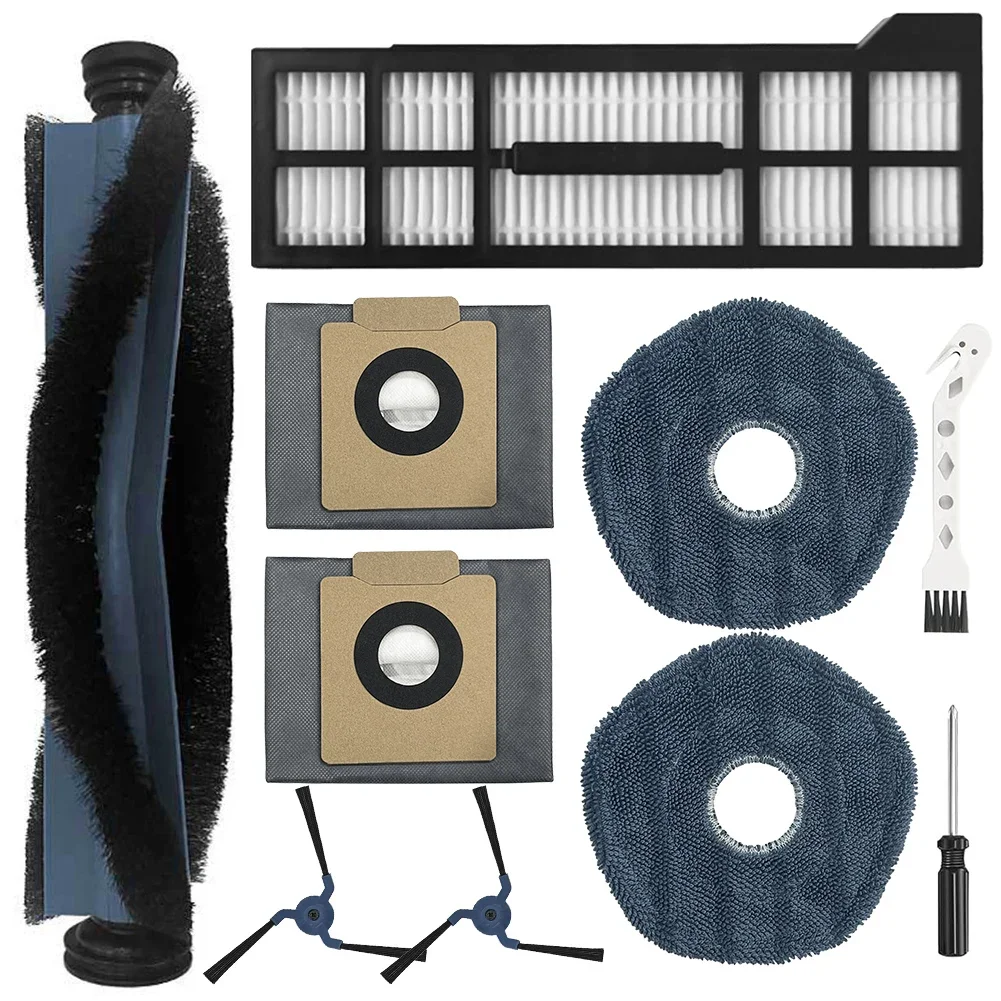 

Комплект сменных пылесборников с технологией HEPA-фильтрации и активированным углем для робота-пылесоса Eufy, набор пылесборников с активированным углем