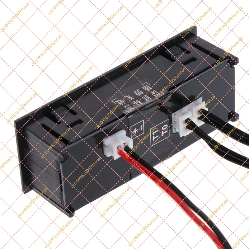 DC 12V Car Multifunctional Monitor Panel High Precision Clock Inside Outside Temperature Battery Voltage Gauge Meter