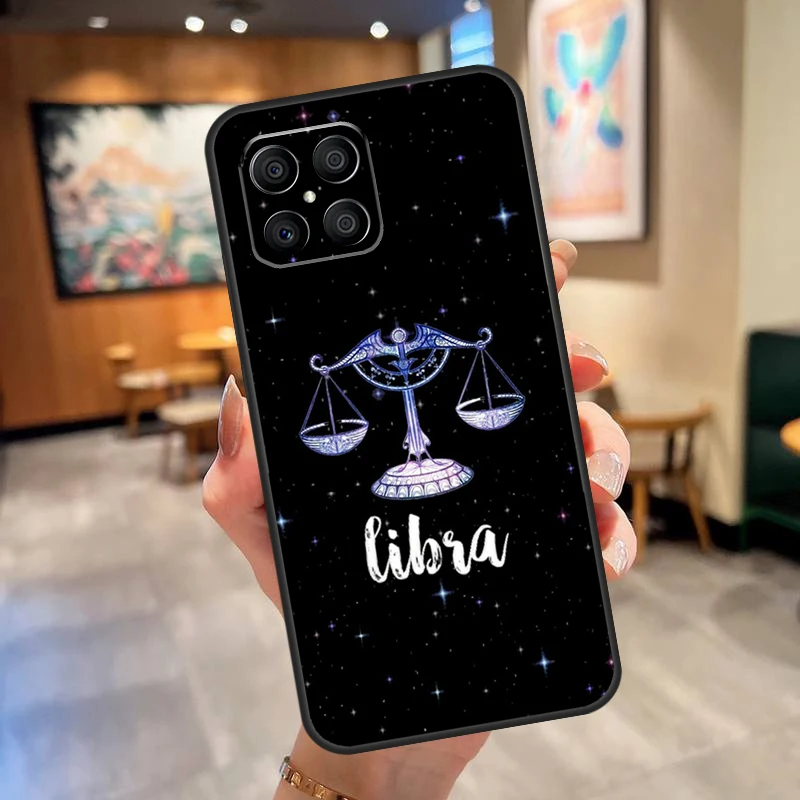 Zodiac Libra Balance Case For Huawei P30 Pro P50 P20 P40 Lite P Smart 2019 Nova 5T Cover For Honor 50 X7 X8 X9