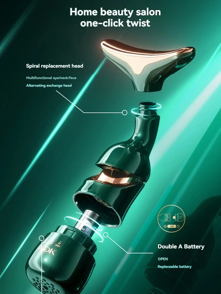 متعدد الوظائف مدلك الوجه الاهتزاز تدليك الوجه مقدمة جهاز شد الوجه ثبات المضادة للتجاعيد أداة العناية بالبشرة #4