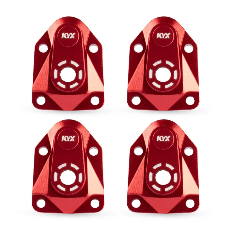 KYX Racing Aluminum Front Rear Portal Axle Outer Portal Housing Portal Cover Plates for 1/18 RC Crawler Car Axial Capra UTB18