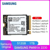 Samsung PM991A/PM991 128GB 256G Internal SSD PCIe 3.0x4 NVMe M.2 2230/2242 For Microsoft Surface Pro 7+ Steam Deck & WD SN740