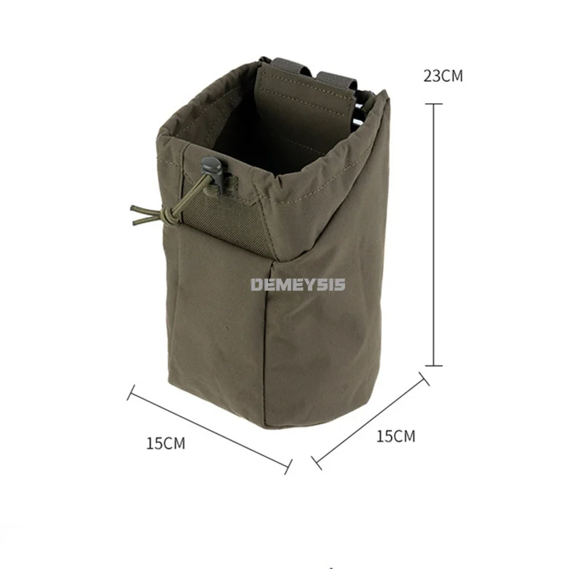 Tactical Dump Drop Pouch Magazine Pouch Molle Hunting Airsoft Gun Accessories Sundries Pouch Protable Molle Recovery Ammo Bag