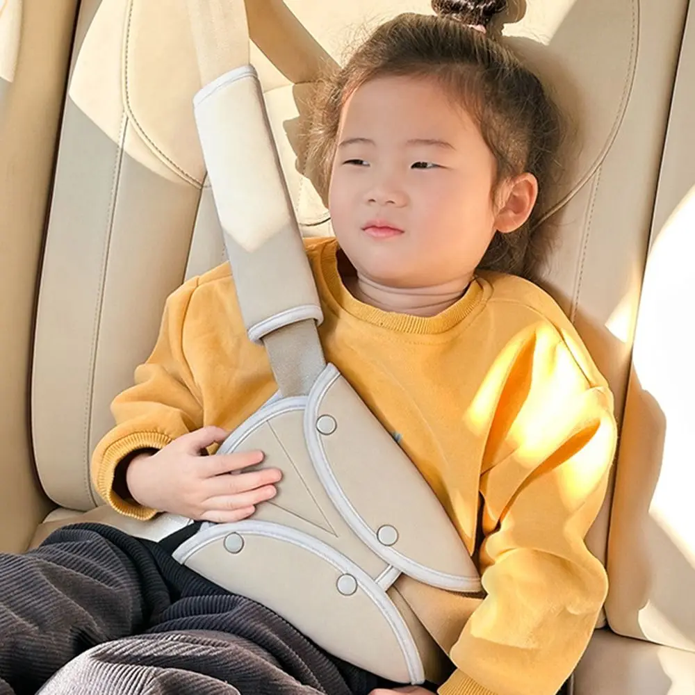 Adjustable Seat Belt Adjuster Anti-Pinch Anti-Strangle Car Seat Belt Cover Easy Installation Comfortable