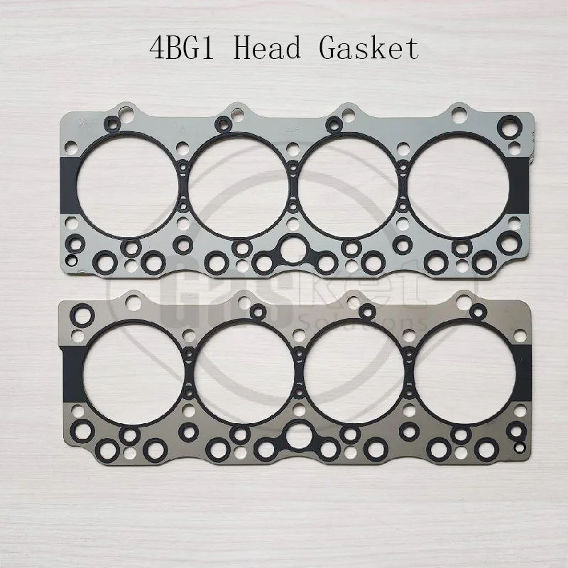 4BC2 4BD2T 4BD1 4BG1 4BE1 4BG1T Cylinder Head Gasket Steel  For ISUZU Excavator Engine Repair spare parts