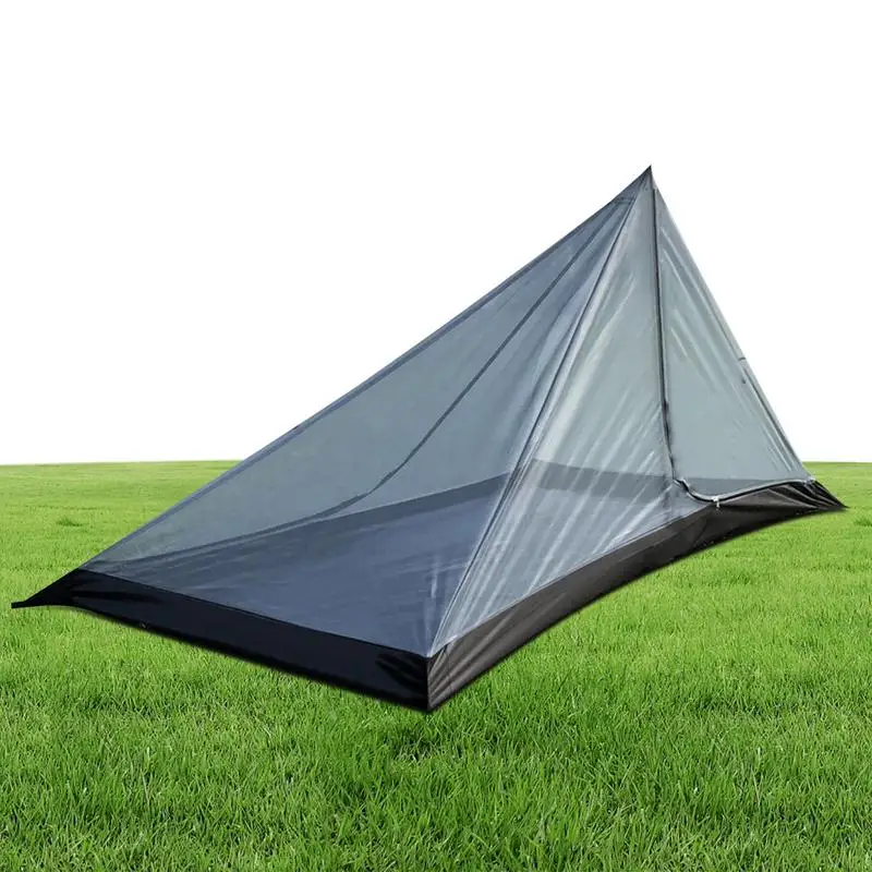 

Mesh Tent For Outdoors 2 Persons Camping Shelter Net Portable Ultra-Light Finest Holes Camping Mesh Net With Zipper For Patio