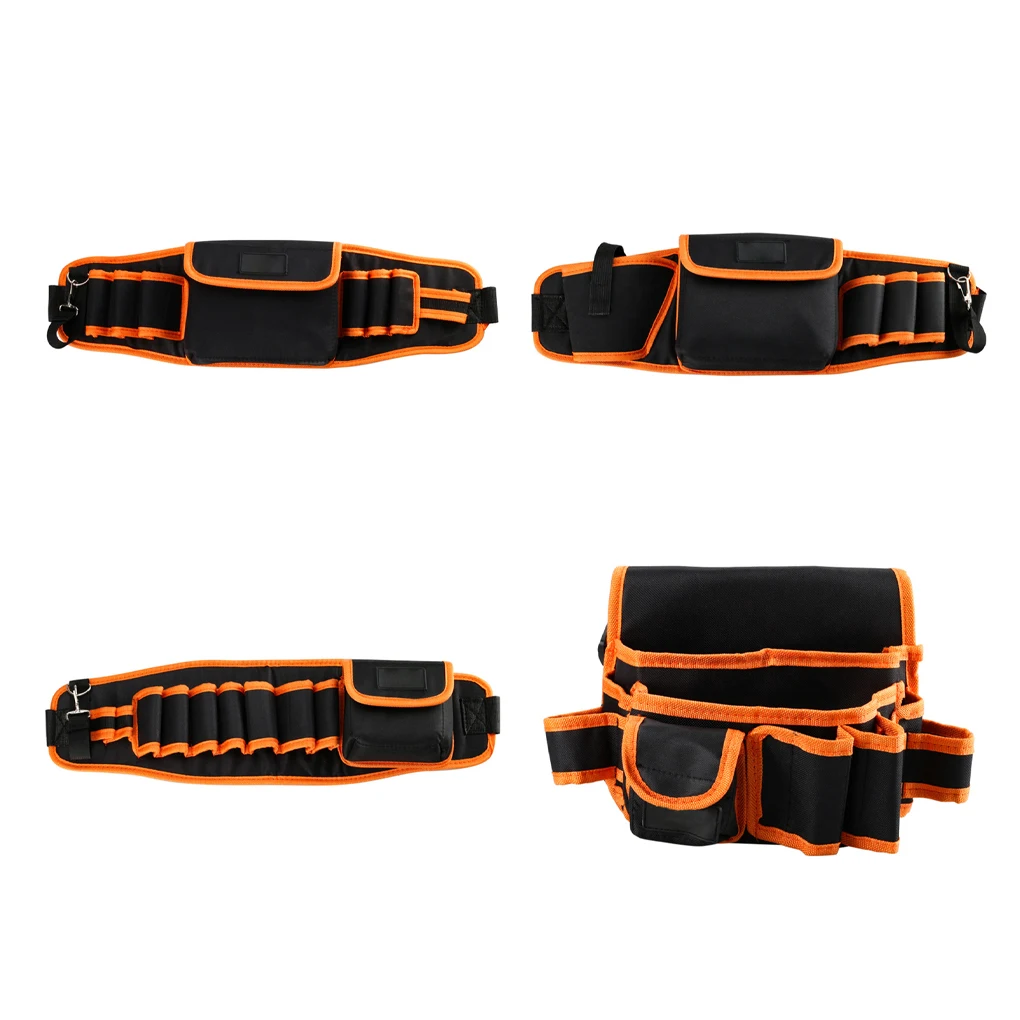 

Профессиональная Холщовая Сумка для инструментов электрика, поясная сумка, съемный органайзер для ремня