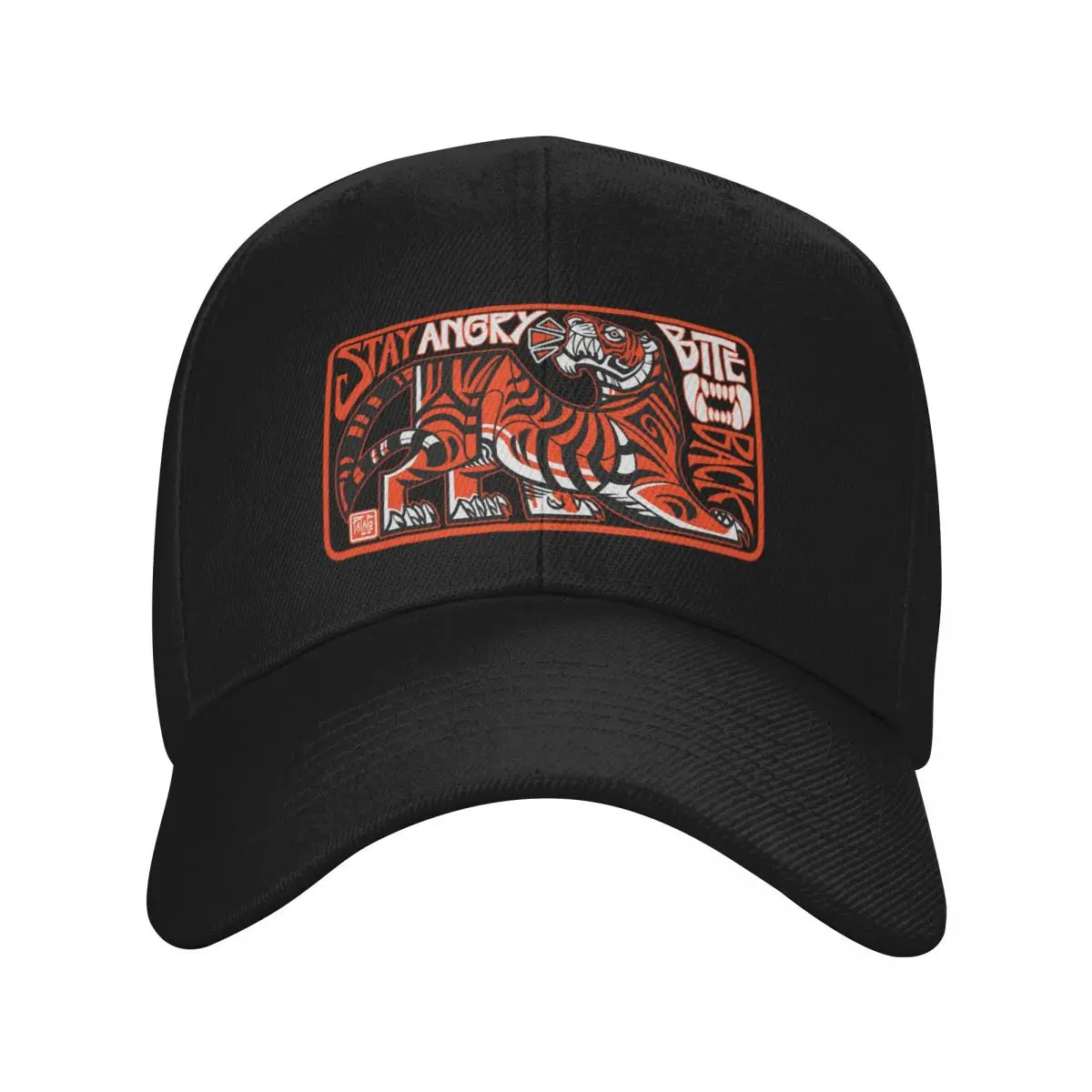 Fashion Stay Angry Bite Back (Dark Shirt Variant) baseball cap Lazy Style Visor