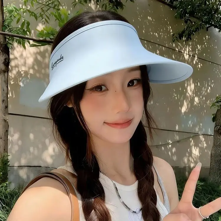 

Lightweight Breathable Sun Hat Wide Brim Open Top Outdoor Face-Covering Sun Protection UV-Blocking Open Top Hat